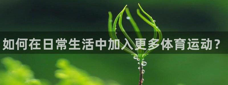 vsport体育官网下载平台：如何在日常生活中加入更多体育运